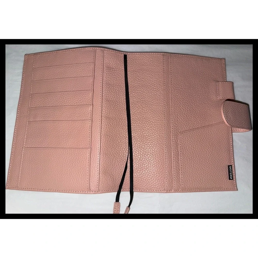 Moterm Planner Cover B6 Pink Pebbled‎ Leather Organizer
